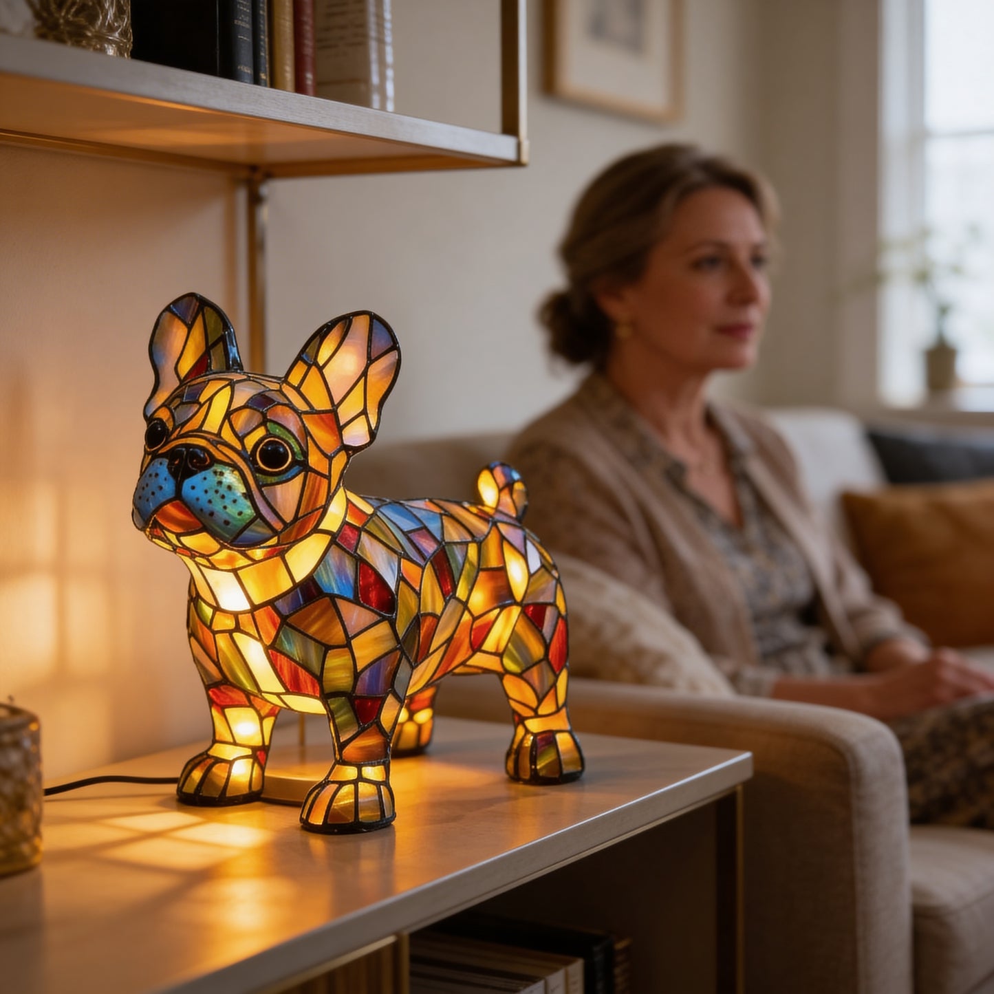 French Bulldog Shine Grooming Lamp