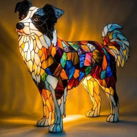 Pawz Charming Dog Lamp – animal-shaped lamp in home setting