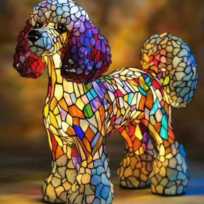 Rover Friendly Dog Crystal Lamp