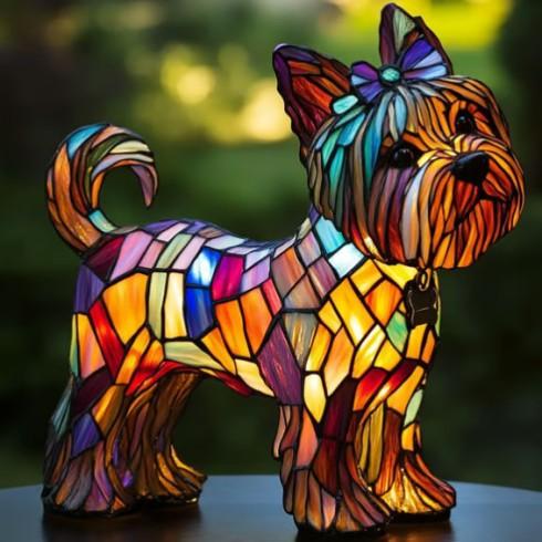 Crystara Regal Dog Lamp